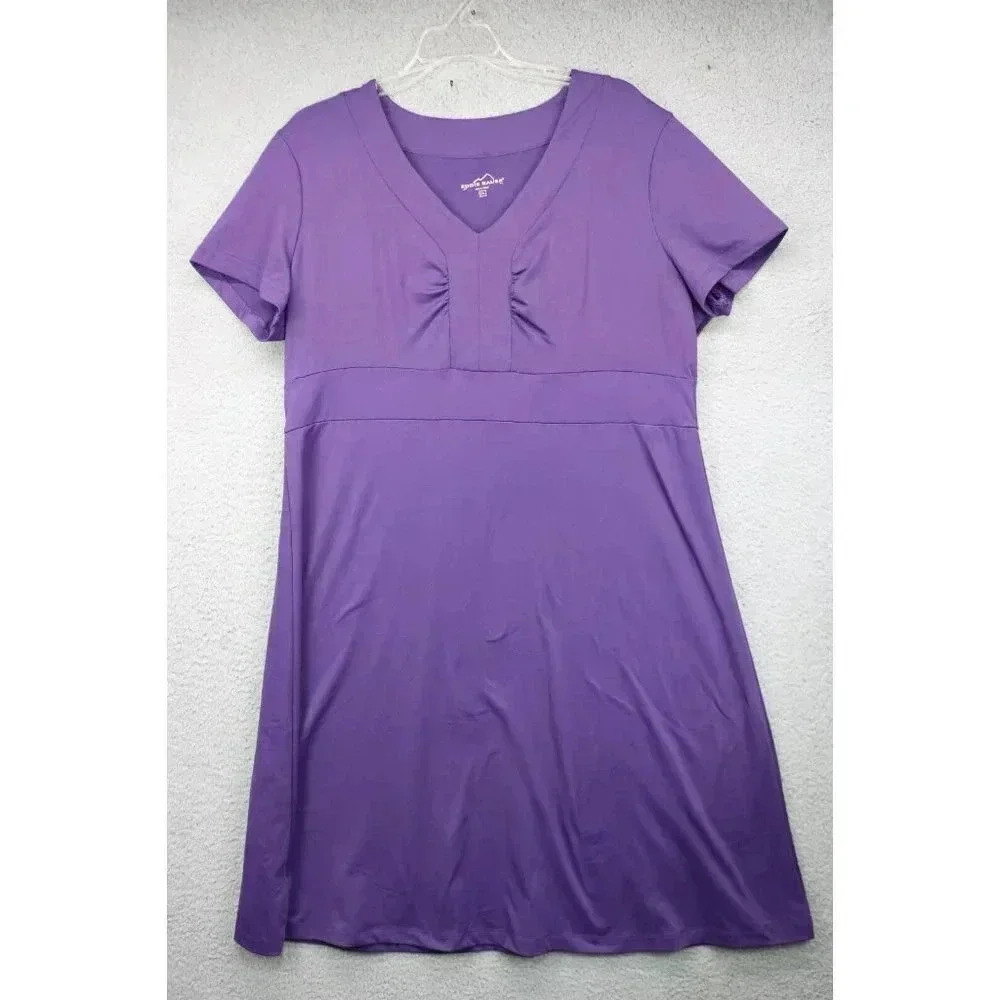 Eddie Bauer Travex Travel Athletic Dress-Short Sleeve-2XL